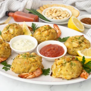 Crab Cake Stuffed Jumbo Shrimp